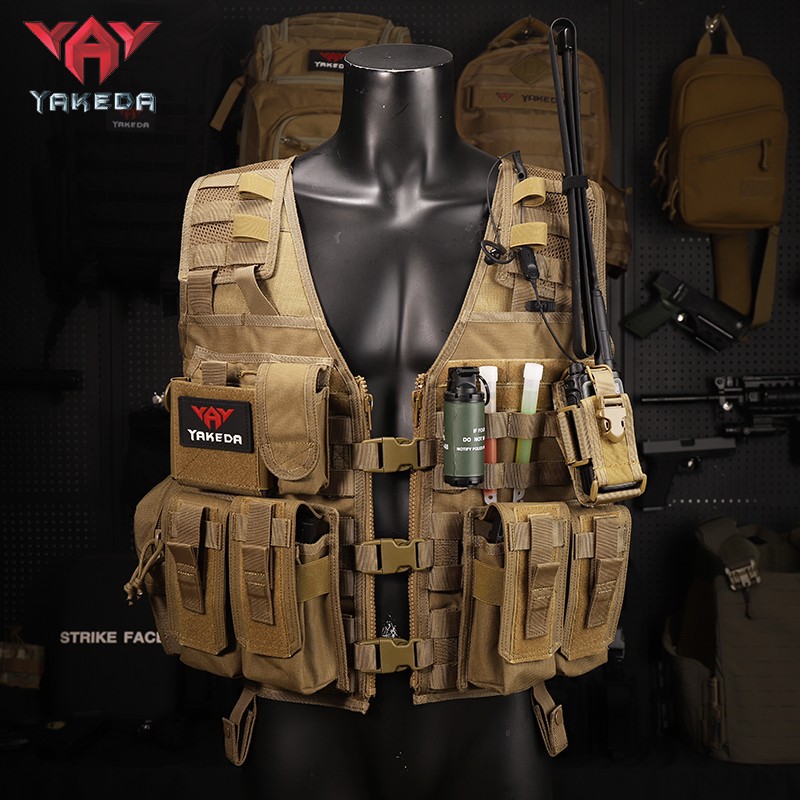 Yakeda Military Tactical Vests with mag pouches