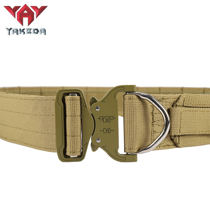 Yakeda Cinturon Sistema Molle ajustable Cinturón Ronin Conjunto de cinturón táctico Configuración de cinturón de batalla de servicio de guardia