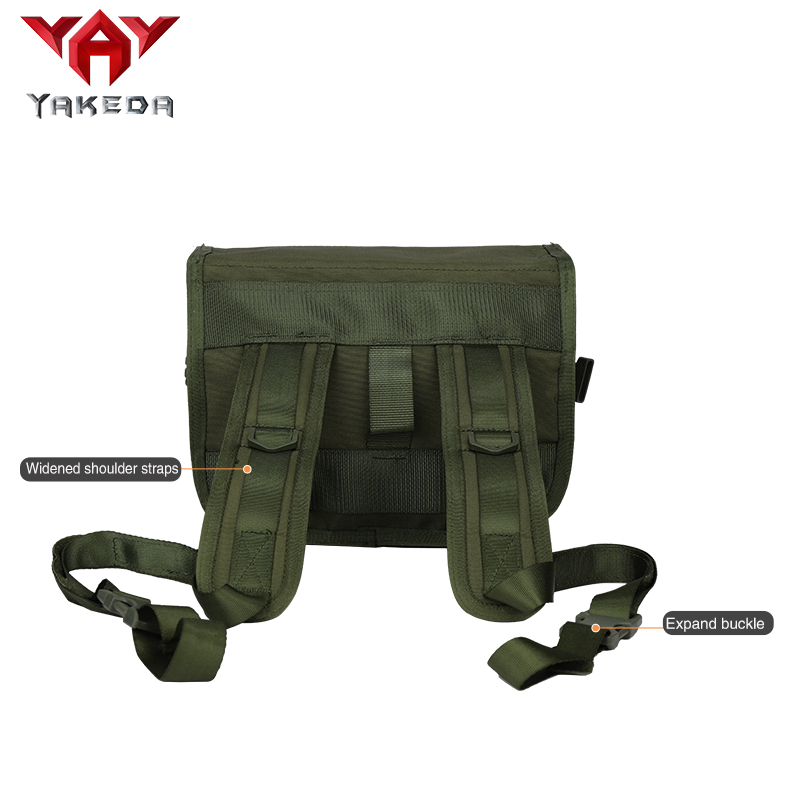 Bolso táctico de mensajero molle militar Yakeda, bolso de hombro para portátil impermeable para exteriores, bolso de rango de combate