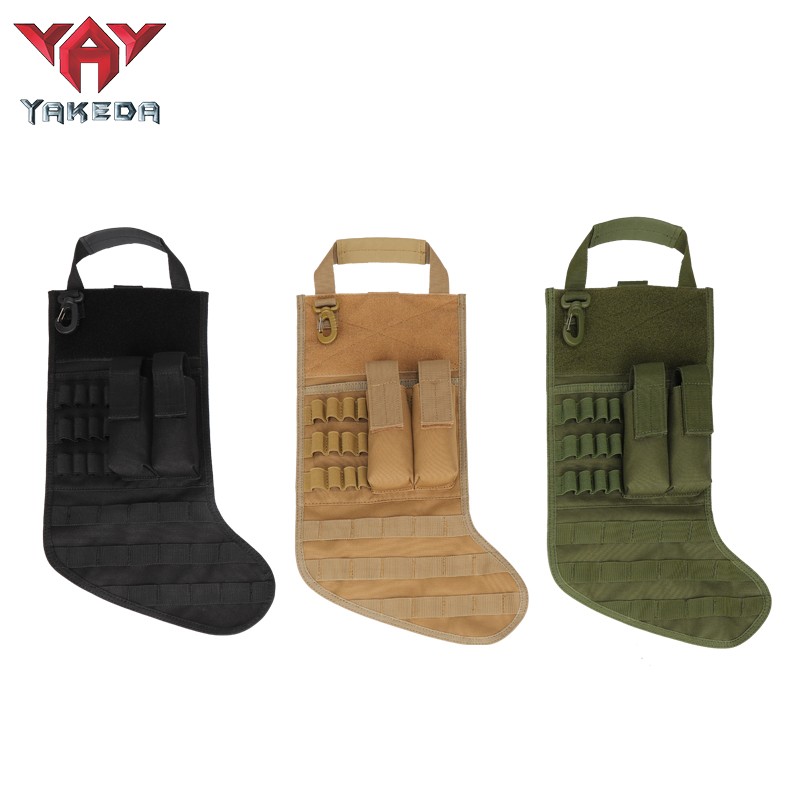 Yakeda, gran oferta, calcetines militares, venta al por mayor, media navideña táctica para exteriores de alta calidad con gancho