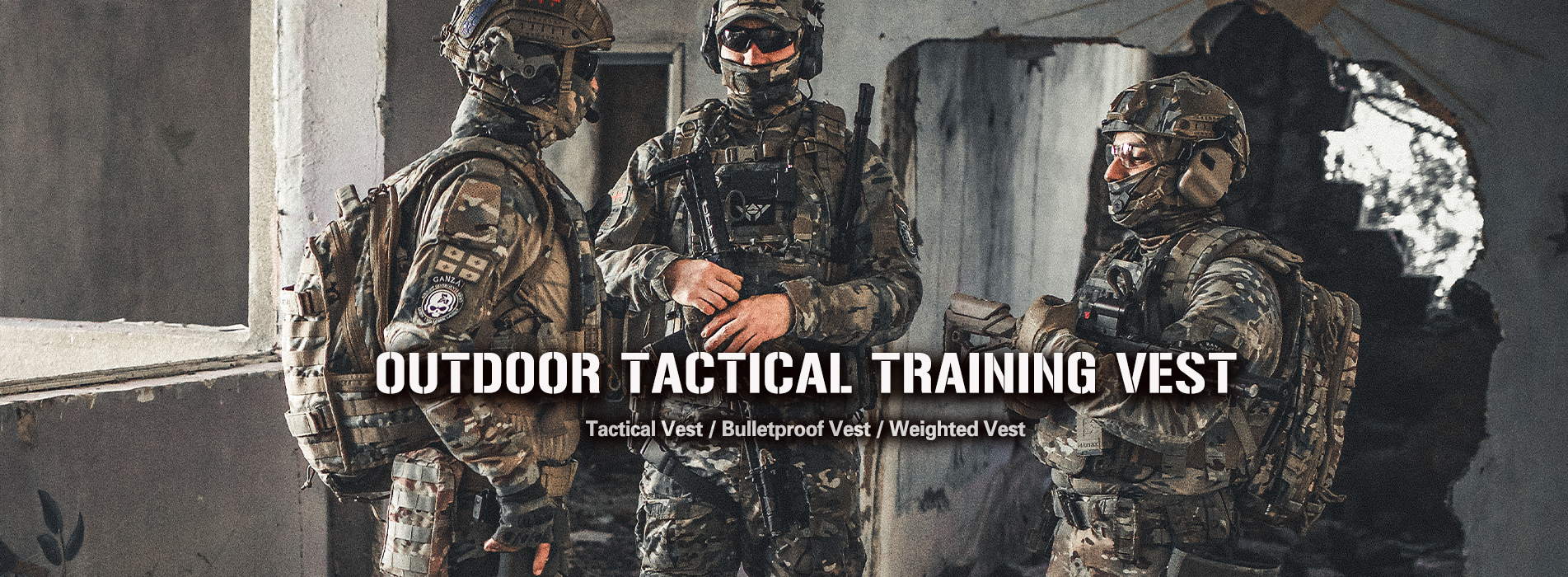 Portador de placas tácticas/mochilas/botas/uniformes/cinturones/fabricante de equipos de entrenamiento militar al aire libre de combate