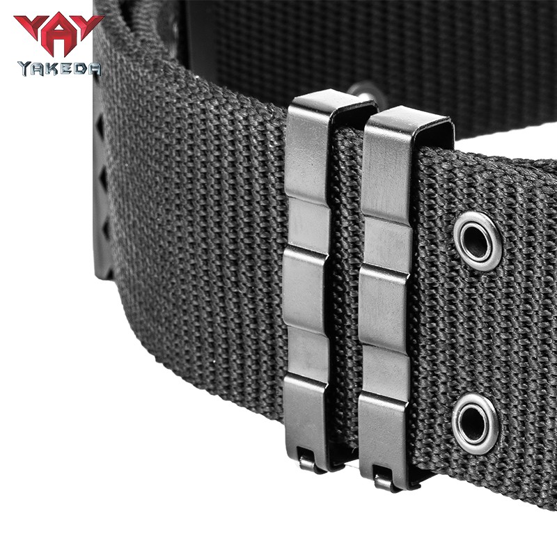 Cinturón utilitario militar personalizado Cinturón cómodo de alta calidad para hombres gordos con hebilla de metal