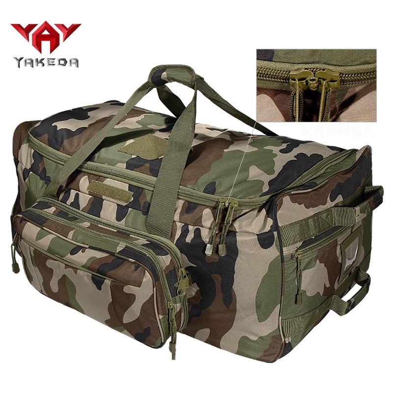 Camuflaje militar personalizado de Yakeda para hombres, bolsas de equipaje para maletas de viaje al aire libre